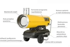 MASTER NAGRZEWNICA OLEJOWA BV 170E Z ODPROWADZANIEM SPALIN 47kW