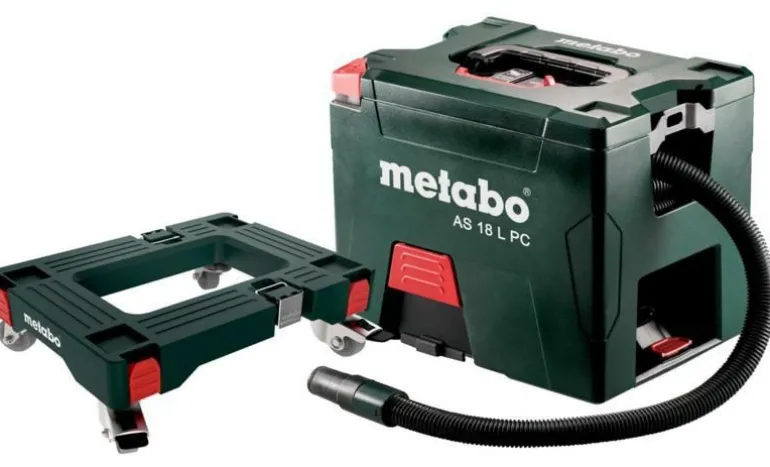 METABO ODKURZACZ 18V WALIZKOWY AS 18 L PC CARRCASS +PODSTAWA NA KÓŁKACH