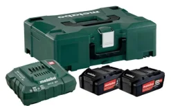 METABO ZESTAW AKUMULATORÓW 2 x 5.2Ah +ŁADOWARKA ASC 55 +WALIZKA METALOC II