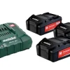 METABO ZESTAW AKUMULATORÓW 3x5.2Ah + ŁADOWARKA ASC 30-36 V