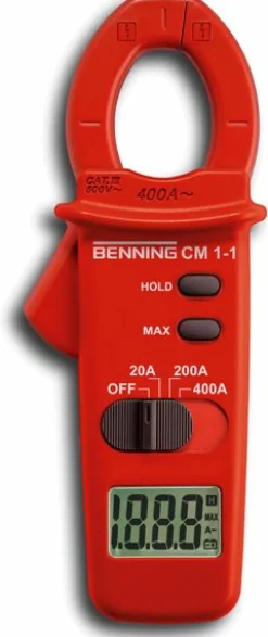 Miernik prądu BENNING CM 1-1 cęgowy z akcesoriami