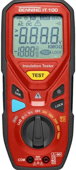 Miernik rezystancji izolacji BENNING IT 100