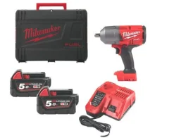 MILWAUKEE KLUCZ UDAROWY 18V 1/2" 1017Nm 2x5,0Ah LI-ION M18FHIWP12-502X
