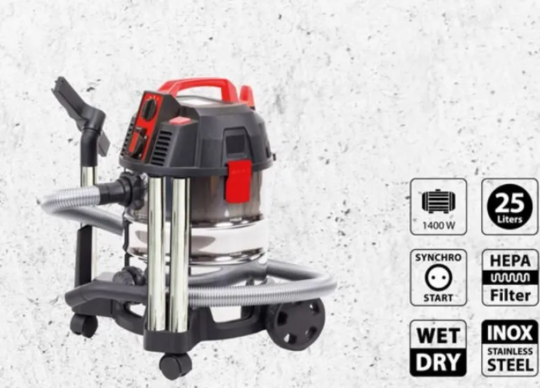 NAC ODKURZACZ PRZEMYSŁOWY 25L 1400W VC140S-25-KL