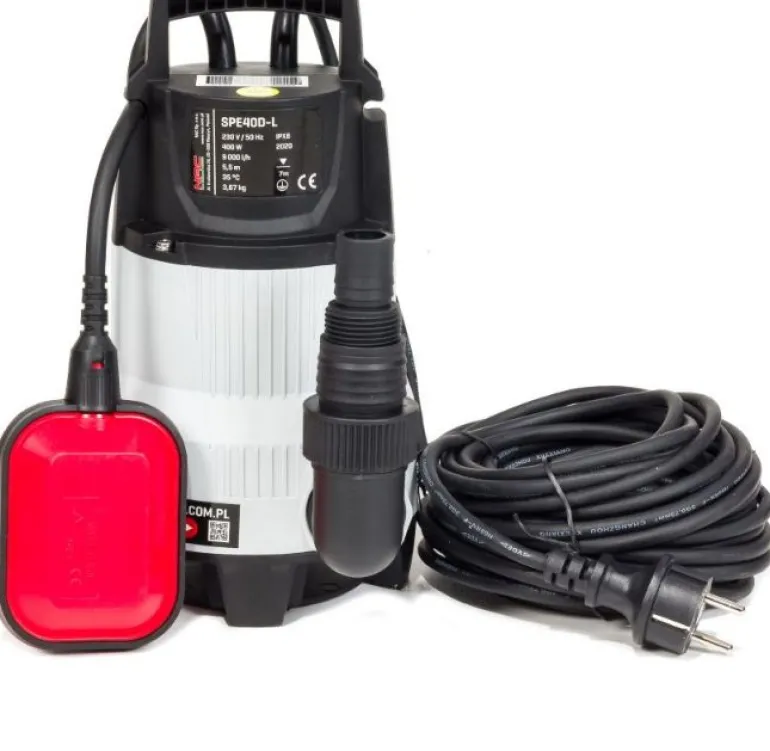 NAC POMPA DO WODY BRUDNEJ 400W SPE40D-L