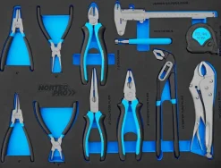 NORTEC WÓZEK NARZĘDZIOWY 7 SZUFLAD 279el.