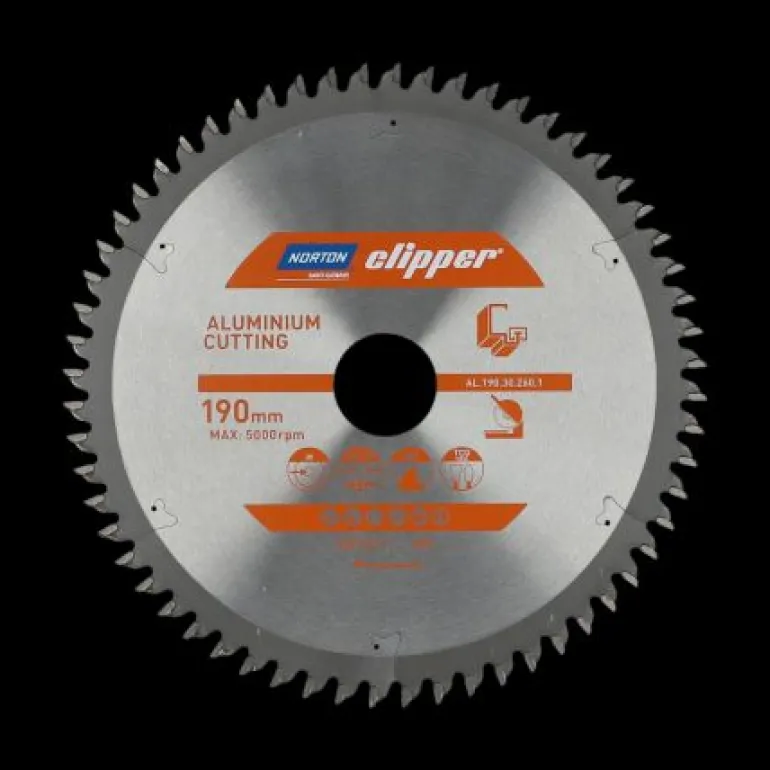 NORTON PIŁA TARCZOWA 240mm x 30mm x 80z ALUMINUM (2,8/2,0)