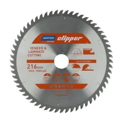NORTON PIŁA TARCZOWA 216mm x 30mm x 60z LAMINATY I FORNIR (2,3/1,8)