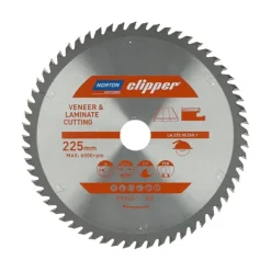 NORTON PIŁA TARCZOWA 225mm x 30mm x 60z LAMINATY I FORNIR (2,6/1,6)