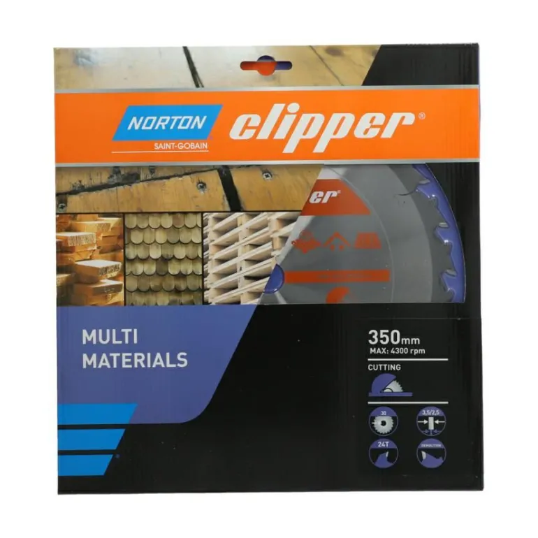 NORTON PIŁA TARCZOWA 350mm x 30mm x 24z MULTI MATERIALS DEMOLITION (3,5/2,5)