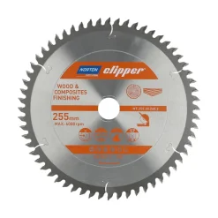 NORTON PIŁA TARCZOWA 255mm x 30mm x 60z DREWNO I KOMPOZYTY ATB Neg (3,2 / 2,2)