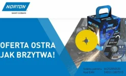 NORTON ZESTAW TARCZ VULCAN 125mm x 1mm METAL/INOX 100szt. +2xFIBRA 100szt.
