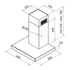 OKAP GLOBALO VERTA 60.3 H2H BLACK