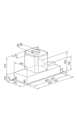 Okap SEENERGY Grupa silnikowa 50
