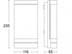 Oprawa numeryczna LED z czujnikem ruchu i zmierzchu oraz Bluetooth L271 digi SC Bluetooth