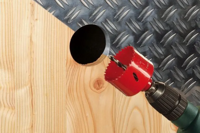 Otwornica BiM 152 mm Wolfcraft - kompletna