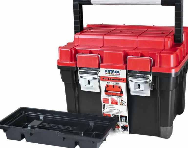 PATROL SKRZYNKA HD COMPACT 1 CZERWONA, 48x35x35cm