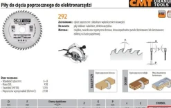 PIŁA DO CIĘCIA POPRZECZNEGO, OBRÓBKA WYKAŃCZAJĄCA HM 160x20x2,2/1,6 Z=56