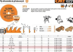 PIŁA UNIWERSALNA ITK D=184 F=30 Z=40 K=1,7/1,1 ULTRACIENKA