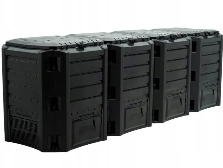 PROSPERPLAST KOMPOSTOWNIK 1600L CZARNY 261 x 83 x 72cm