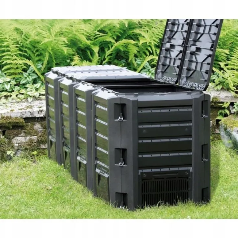 PROSPERPLAST KOMPOSTOWNIK 1600L CZARNY 261 x 83 x 72cm