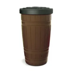 PROSPERPLAST POJEMNIK NA DESZCZÓWKĘ WOODCAN BRĄZ 265L