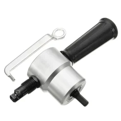 PRZYSTAWKA DO CIĘCIA BLACHY-NOŻYCE NA WIERTARKĘ /SILVER