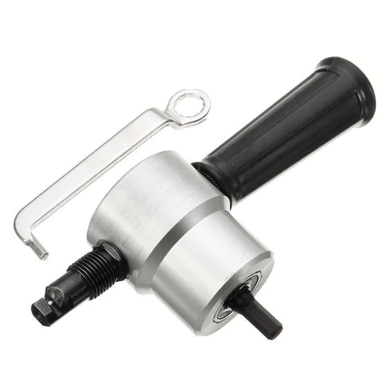 PRZYSTAWKA DO CIĘCIA BLACHY-NOŻYCE NA WIERTARKĘ /SILVER