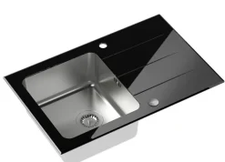 Quadron Ford 111 HardQ komora stalowa z czarnym blatem szklanym HB3578SC3BS