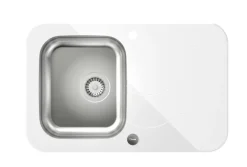 QUADRON Glen 211 HardQ komora stalowa z białym blatem szklanym