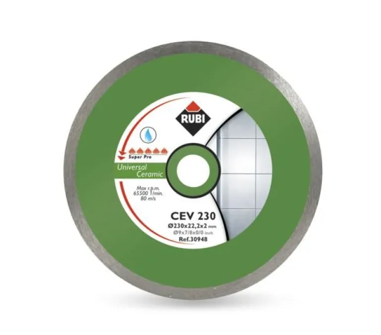 RUBI TARCZA DIAMENTOWA CEV 250 x 25,4mm PRO