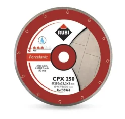 RUBI TARCZA DIAMENTOWA CPX 200 x 25,4mm PRO, DO GRESU PORCELANOWEGO