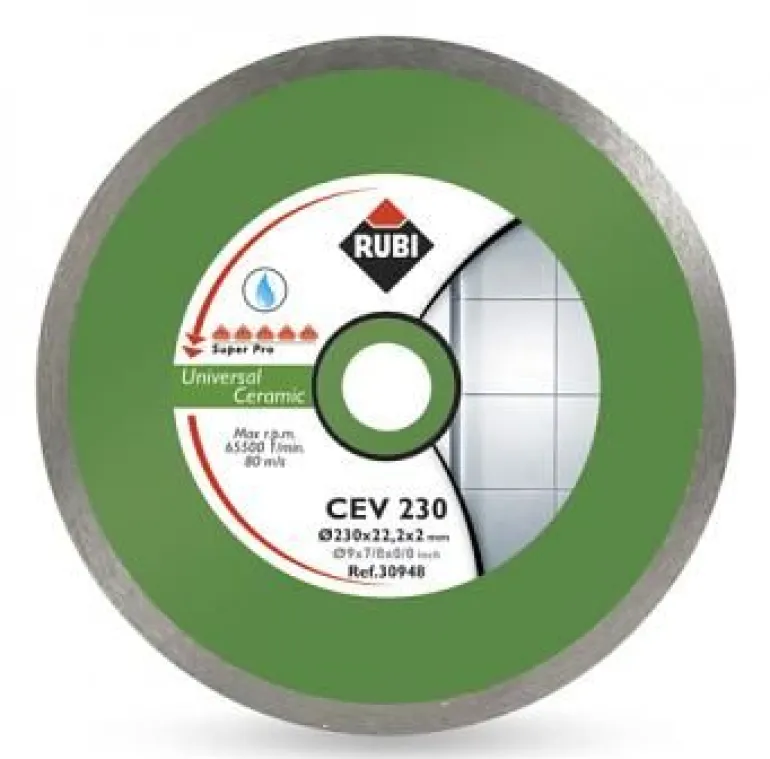 RUBI TARCZA DIAMENTOWA DO CERAMIKI CEV 250 SUPERPRO