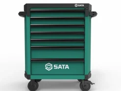 SATA WÓZEK WARSZTATOWY 7-SZUFLAD PRO ZIELONY 299cz.