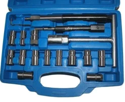 SATRA ZESTAW FREZÓW DO GNIAZD WTRYSKIWACZY 17szt.