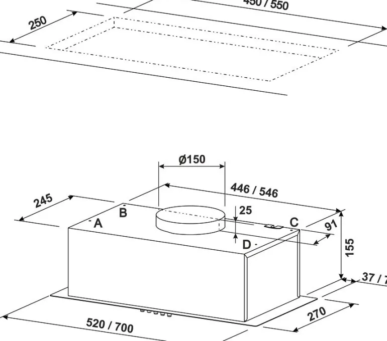 SEENERGY INCASSO BASE SLIM 52 BL
