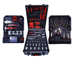 SILVER ZESTAW KLUCZY 419el. W WALIZCE NA KÓŁKACH CZARNEJ PROF