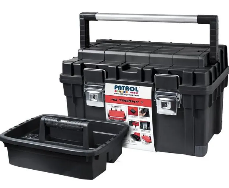 SKRZYNKA NARZĘDZIOWA HD TROPHY 1 CZARNA 595x345x355mm