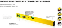 STANLEY POZIOMNICA MAGNETYCZNA CLASSIC 800mm