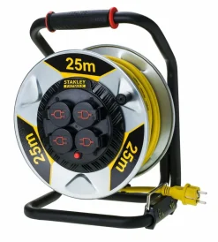 STANLEY PRZEDŁUŻACZ BĘBNOWY 25m 3x2,5mm 16A IP44
