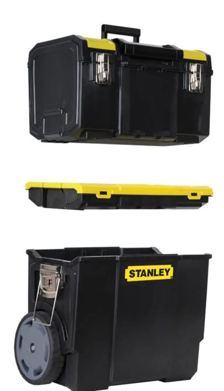 STANLEY SKRZYNIA-WARSZTAT NA KOŁACH 3w1