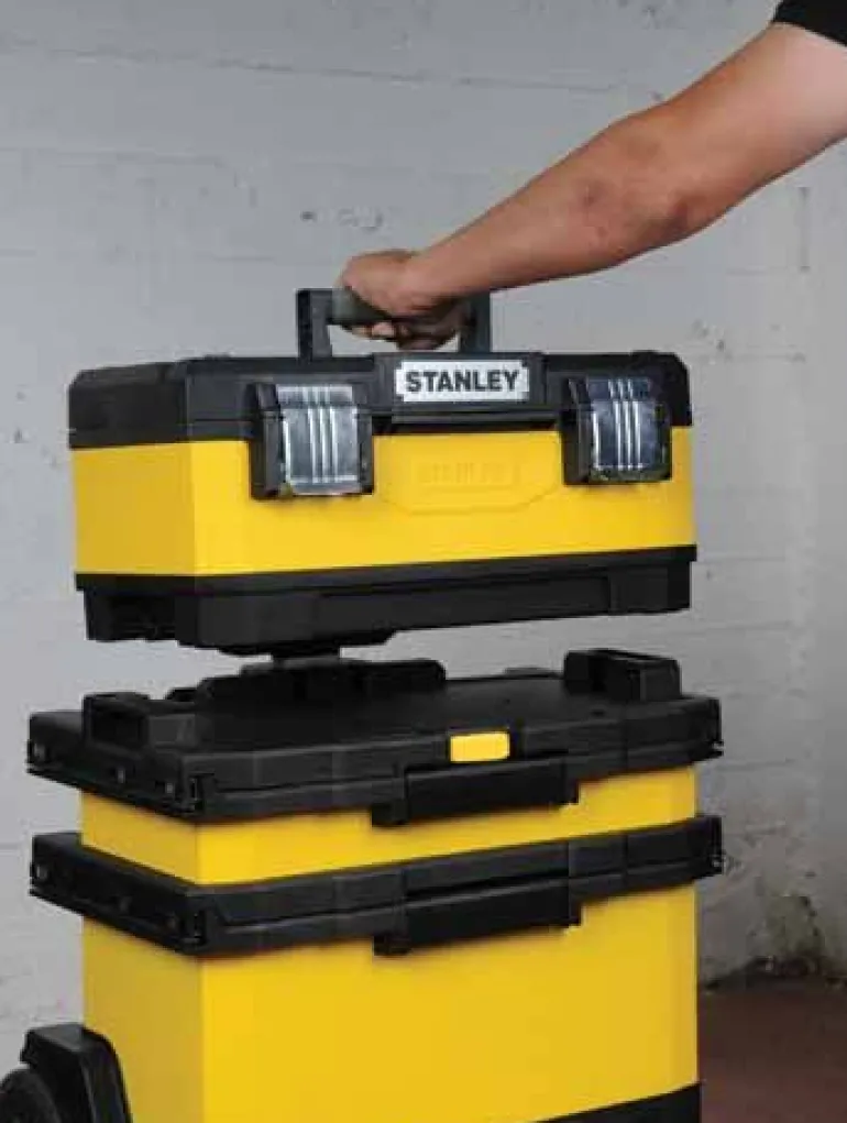 STANLEY SKRZYNIA-WARSZTAT NA KOŁACH ŻÓŁTY