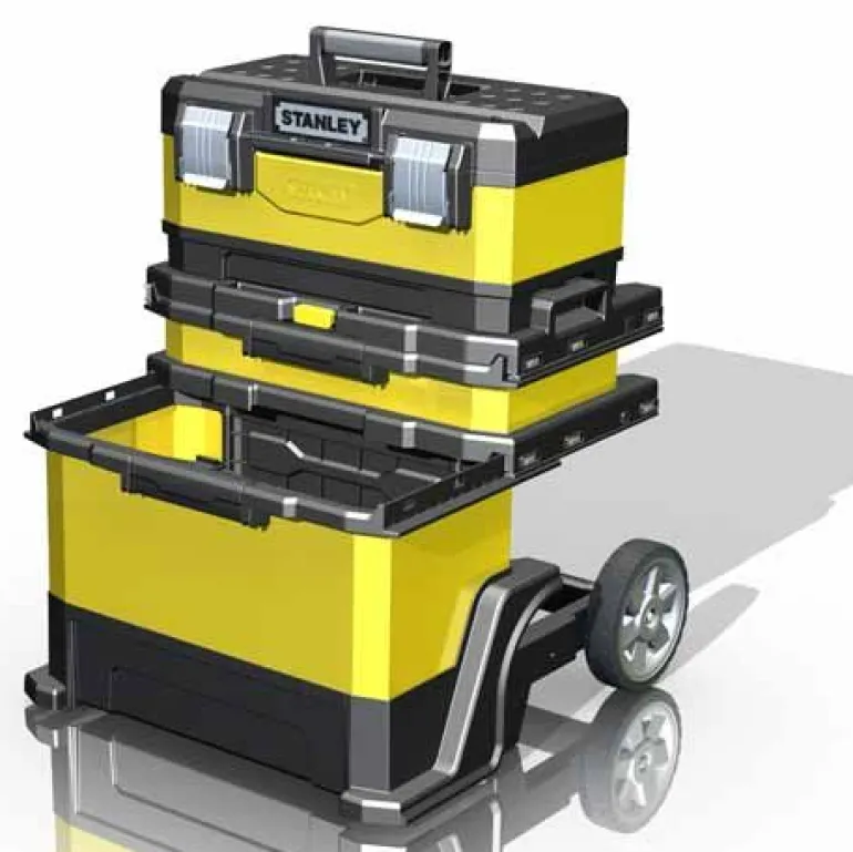 STANLEY SKRZYNIA-WARSZTAT NA KOŁACH ŻÓŁTY