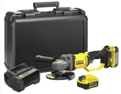 STANLEY SZLIFIERKA KĄTOWA 125mm 18V V20 2x4,0Ah SFMCG400M2K