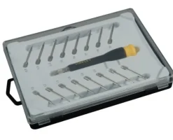 STANLEY WKRĘTAKI PRECYZYJNE Z WYMIENNYMI GROTAMI KOMPLET 16 szt.