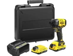 STANLEY ZAKRĘTARKA UDAROWA 18V V20 170Nm 2x2Ah+KUFER SFMCF810D2K
