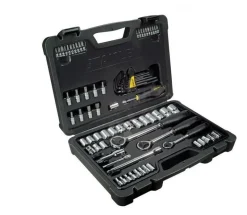 STANLEY ZESTAW KLUCZY 80elem. 1/4"-3/8"-1/2"