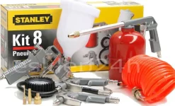 STANLEY ZESTAW NARZĘDZI PNEUMATYCZNYCH 8 elem.
