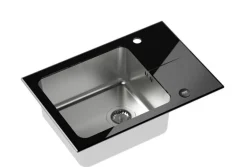 STEINER Hugh 116 komora stalowa z czarnym blatem szklanym ST3564SC1BS