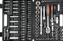 STHOR ZESTAW KLUCZY 108 ELEMENTÓW 1/2", 1/4" 58685